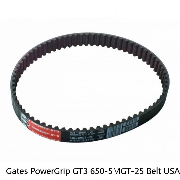 Gates PowerGrip GT3 650-5MGT-25 Belt USA Made